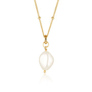 CELINE PEARL NECKLACE | GOLD