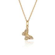 CARIA BUTTERFLY NECKLACE | GOLD - White Wood Boutique